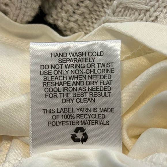 Lucky Brand Crochet striped Dress Ivory black Size S, M and L available - Picture 10 of 12